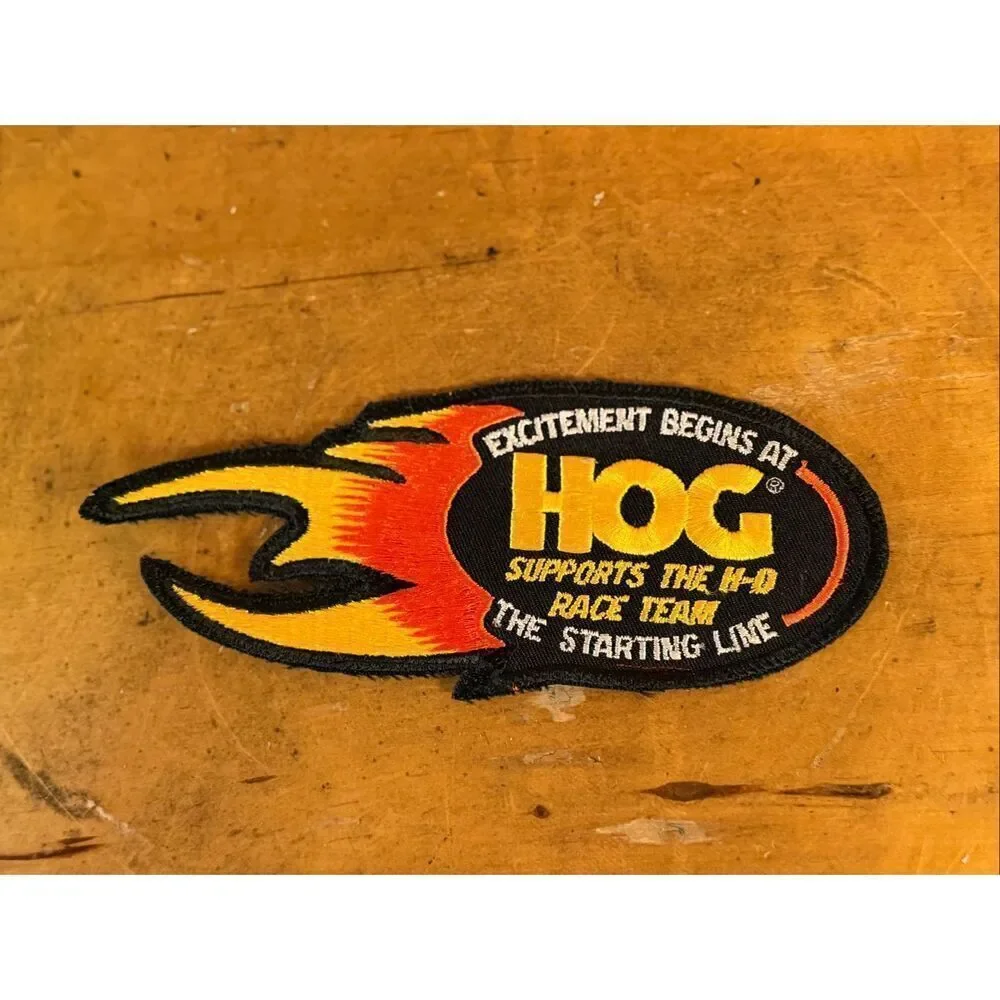 Harley Davidson HOG Excitement Begins At The Starting Line Patch (6271)